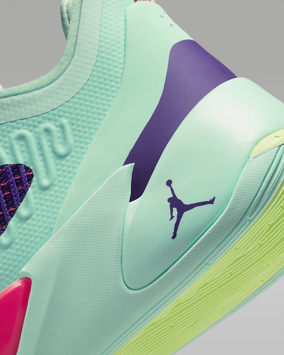 Nike purple green shoes online